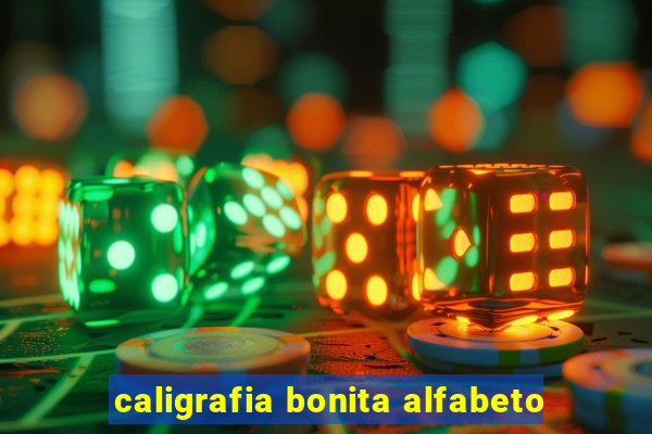 caligrafia bonita alfabeto